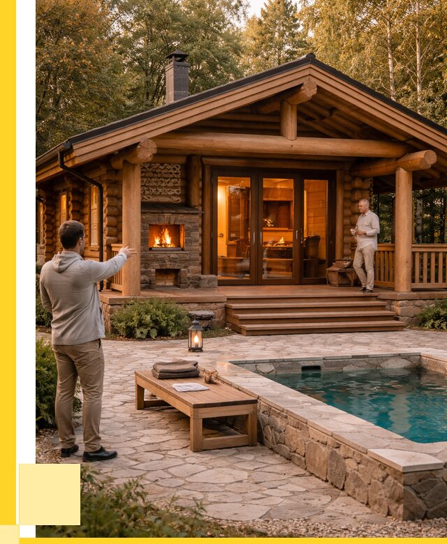 Проекты бань и хамам в Ангарске от 25685 р. | ЭриданНгр