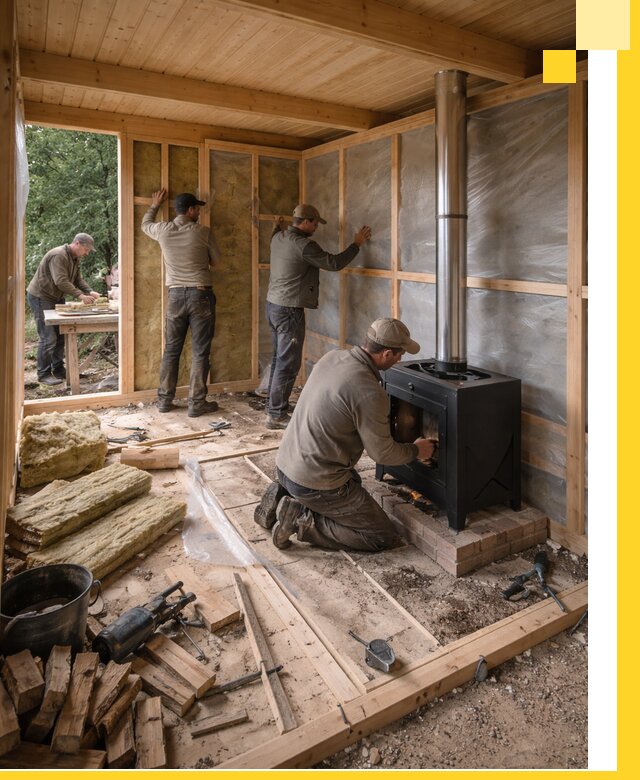 Профессиональный монтаж бань под ключ в Ангарске для дома