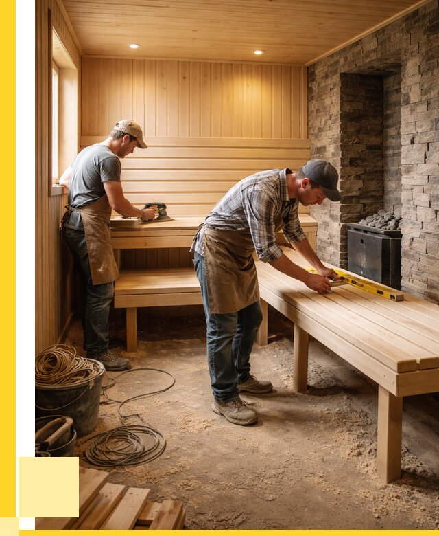 Отделка бани в Ангарске: внутренняя отделка от 3082 р. | ЭриданНгр