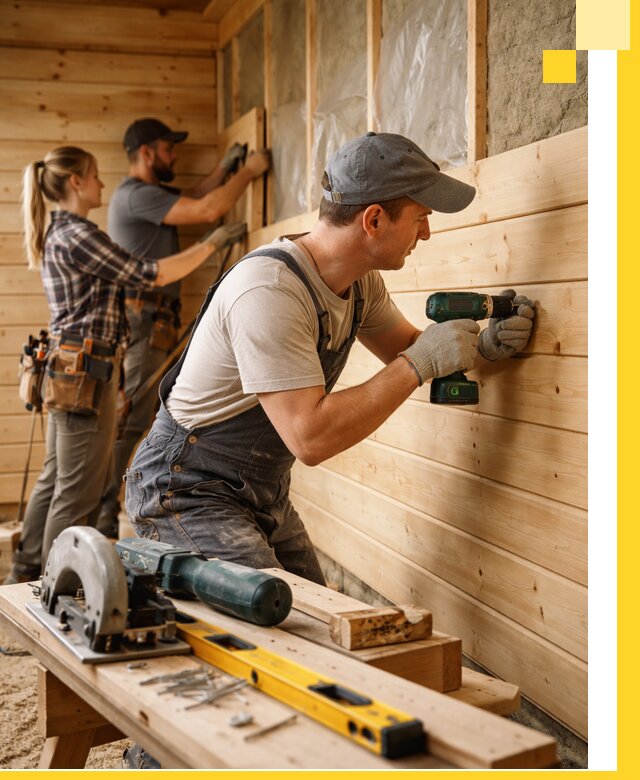 Обшивка бань под ключ в Ангарске: отделка стен и потолков