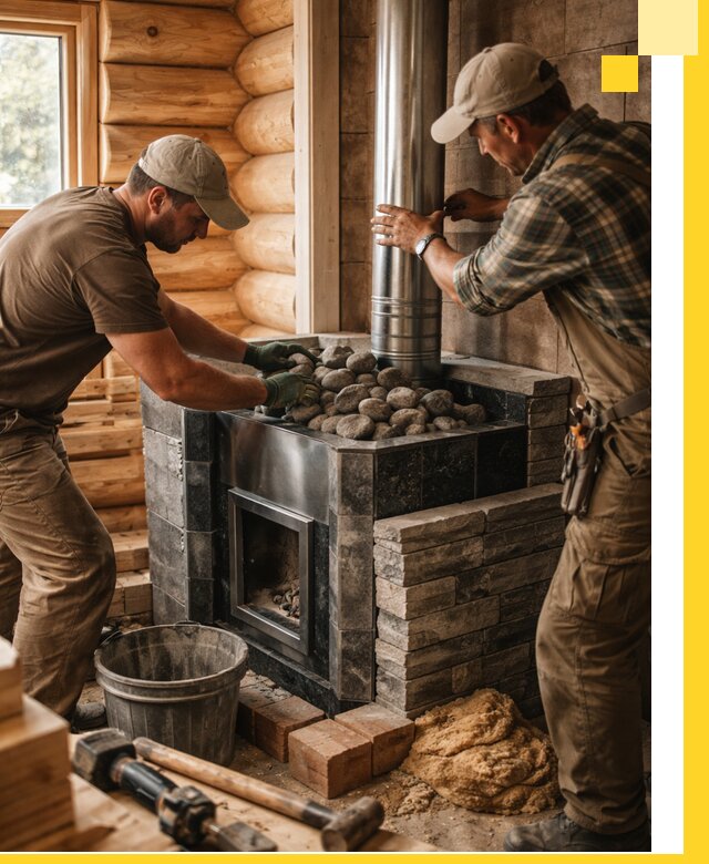 Строительство и отделка русских бань под ключ в Ангарске