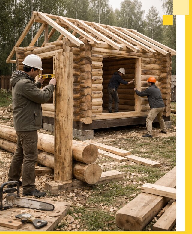 Строительство бань для дачи под ключ в Ангарске с доставкой и монтажом