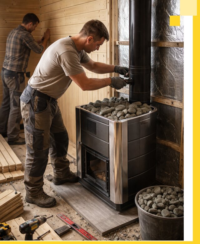 Проектирование и строительство парилок для бани в Ангарске под ключ