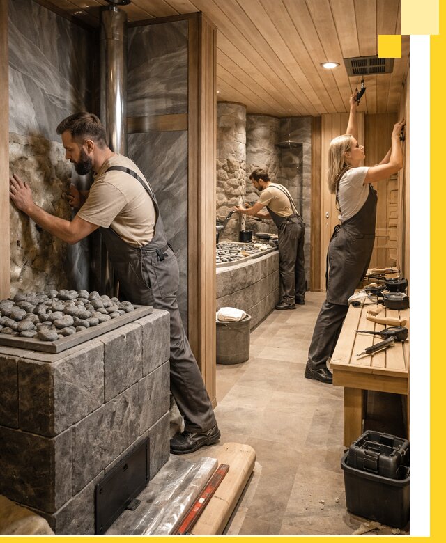 Строительство бань и SPA процедур в Ангарске под ключ и отделкой
