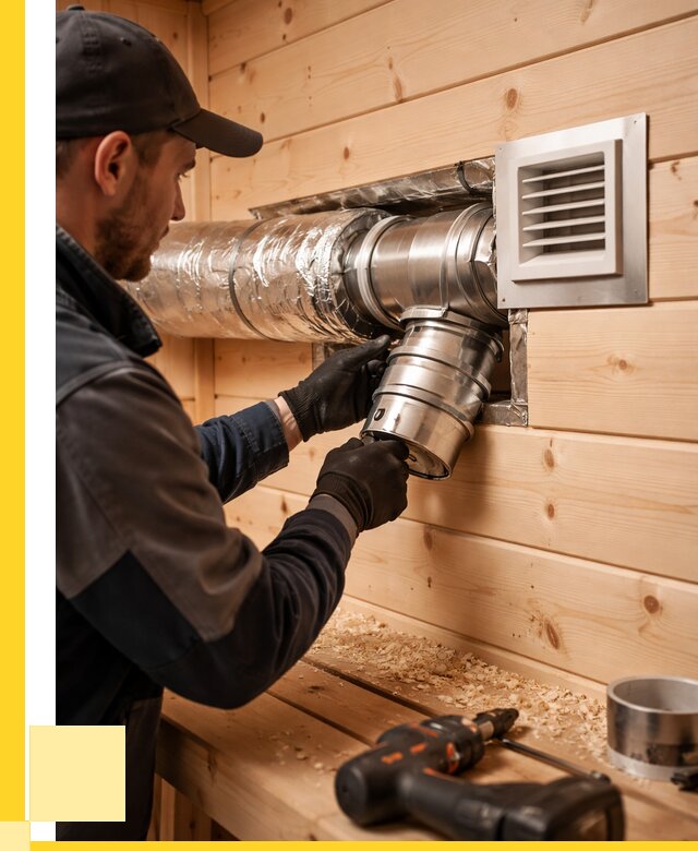 Монтаж вентиляции бани в Ангарске от 12329 р. | ЭриданНгр