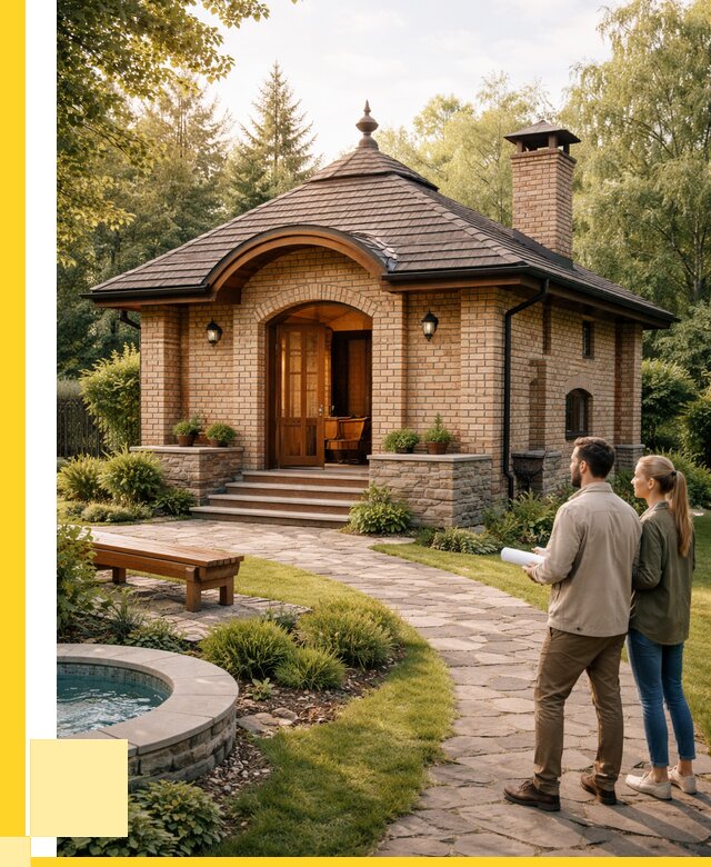 Проект кирпичной бани в Ангарске от 30822 р. | ЭриданНгр