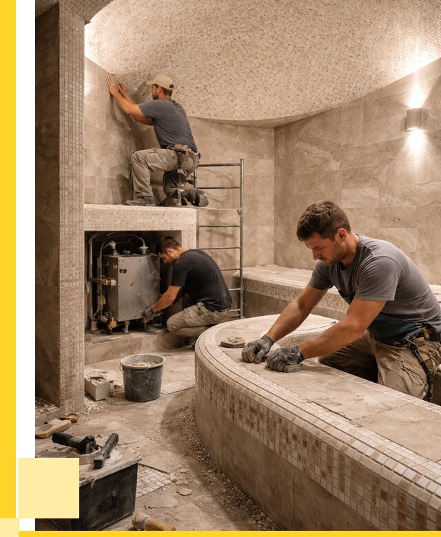 Монтаж хамамов под ключ в Ангарске от 256850 р. ЭриданНгр