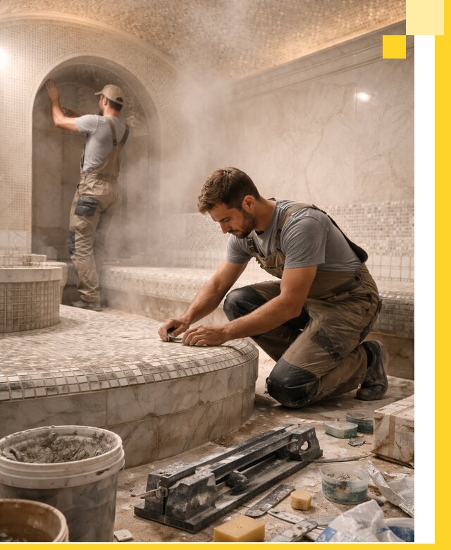 Профессиональный дизайн хамама и SPA под ключ в Ангарске