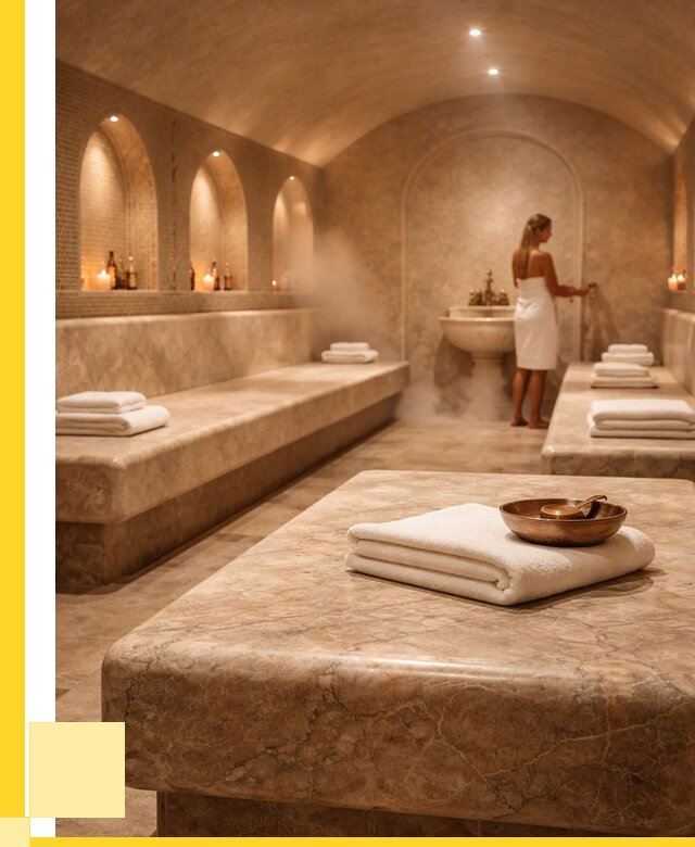 Лежаки для хамама в Ангарске под ключ от 35959 р. | ЭриданНгр