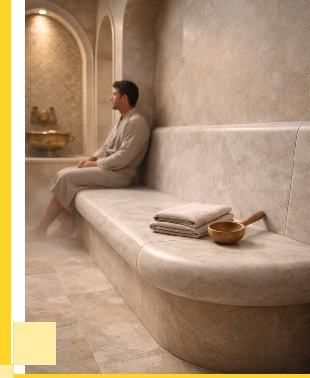 Сиденья для хамама в Ангарске под ключ от 12329 р. | ЭриданНгр