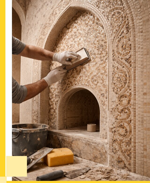 Мозаика для хамама в Ангарске под ключ от 5137 р. | ЭриданНгр