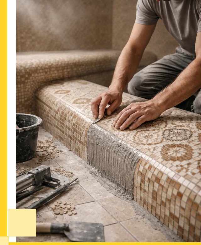 Плитка для хамама под ключ в Ангарске от 3596 р. | ЭриданНгр