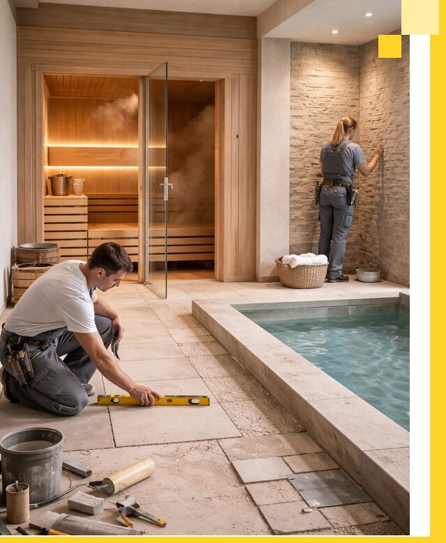 Комплексный дизайн и отделка интерьеров SPA под ключ в Ангарске